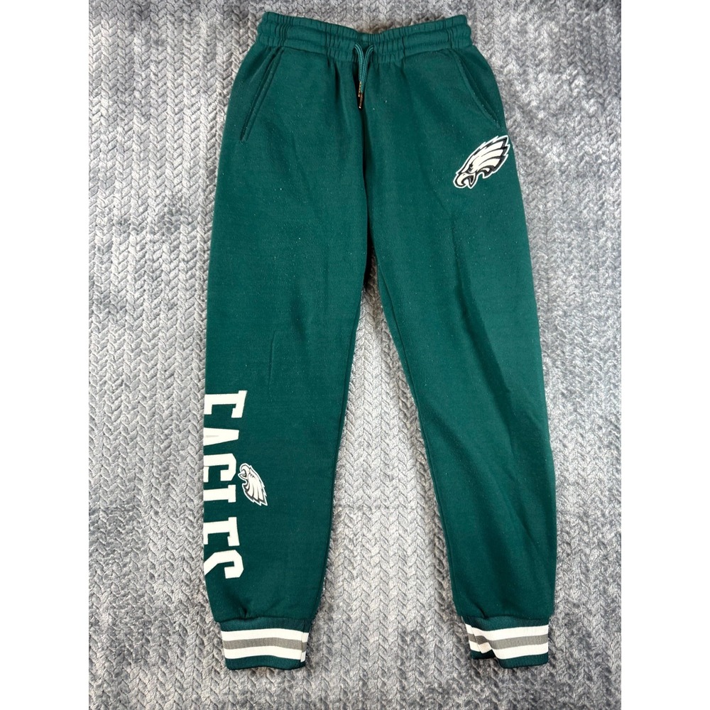 Philadelphia Eagles Sweatpants Youth 14-16 Green NFL Team‎ Apparel Football Team